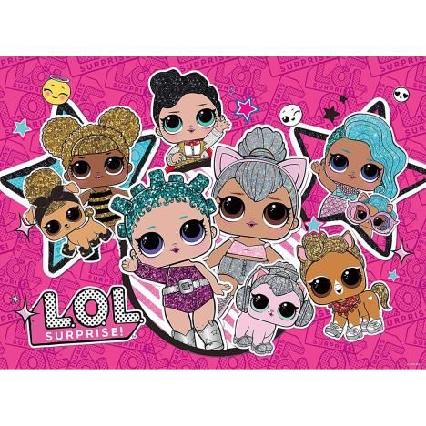LOL Surprise Girl Power XXL 200pc Jigsaw Puzzle Extra Image 1
